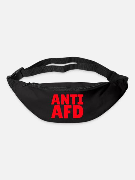ANTI AFD - Gürteltasche - Schwarz