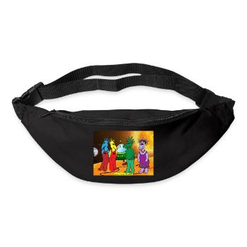 Space Belly Buttons Fan Merchandise Shirt Mug Cap - Bum bag - black - Front