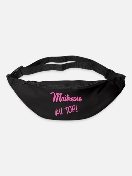 MAÎTRESSE. MERCI. MERCI MAÎTRESSE - Sac banane - noir