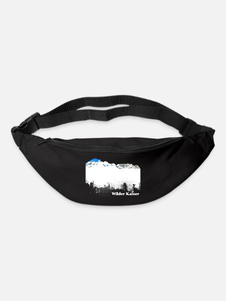 Wilder Kaiser - Gürteltasche - Schwarz