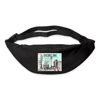 Place Alexandre - Sac banane - noir - Devant