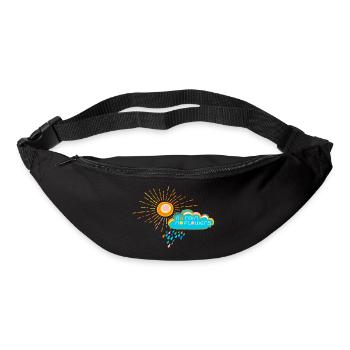 No rain no flowers - Bum bag - black - Front