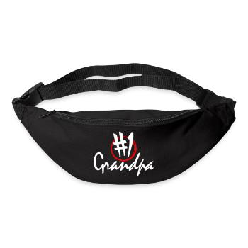 No One 1 Number One Grandpa Best Grandpa Grandpa Grandpa - Bum bag - black - Front