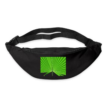 Tropische Palme - Gürteltasche - Schwarz - Vorne