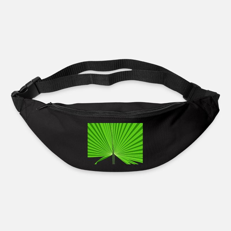 Tropical palm tree - Bum bag - black
