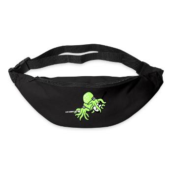 2 Octopus Guitar Flute Octopus Squid Friends - Bum bag - black - Front