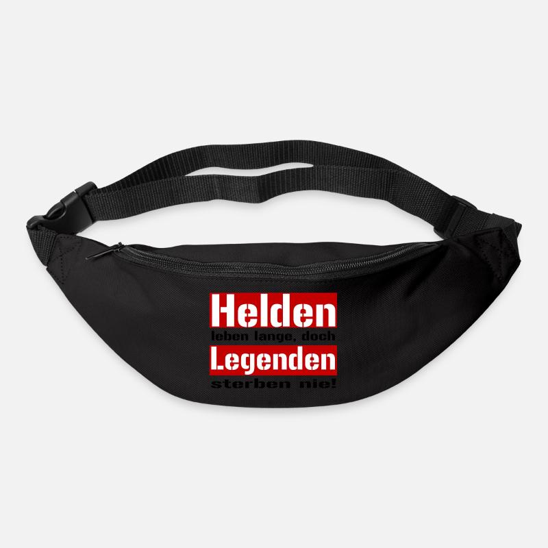 Heroes live long - Bum bag - black