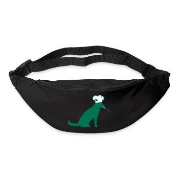 Dog Grill Master Grilling Chef Hat Chef Hunger - Bum bag - black - Front