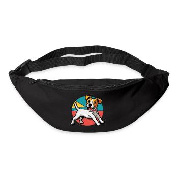 Jack Russel Terrier - Gürteltasche - Schwarz - Vorne