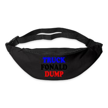 truck fonald dump - Bum bag - black - Front