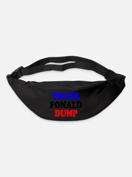 truck fonald dump - Gürteltasche - Schwarz
