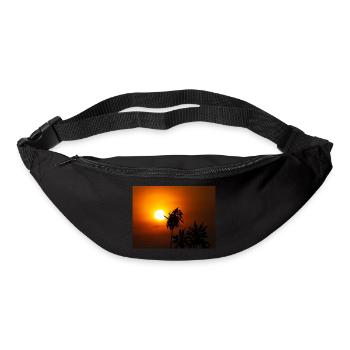 Nature's hand on the sun - Bum bag - black - Front