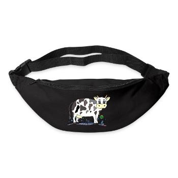 Cow - Bum bag - black - Front