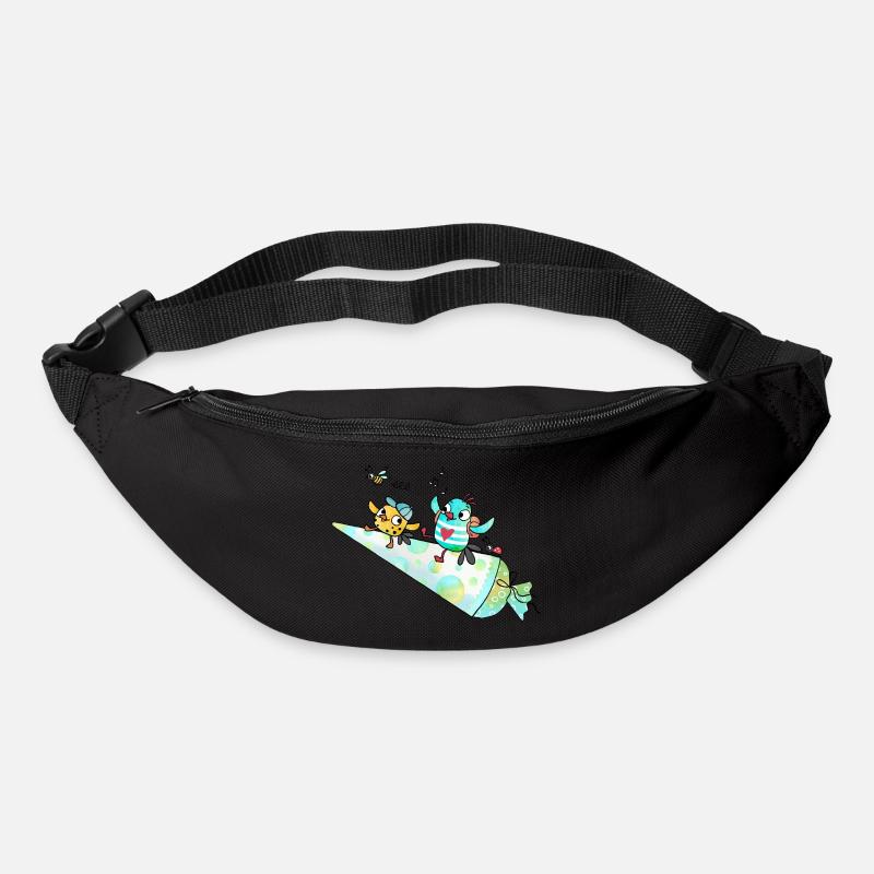 Hourra, je suis une écolière ! - Sac banane - noir