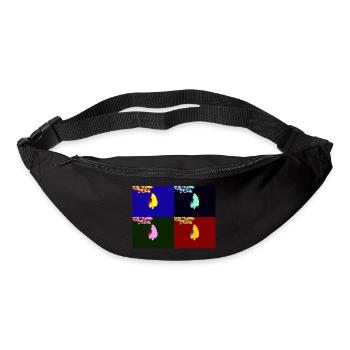 Falling shell - Bum bag - black - Front