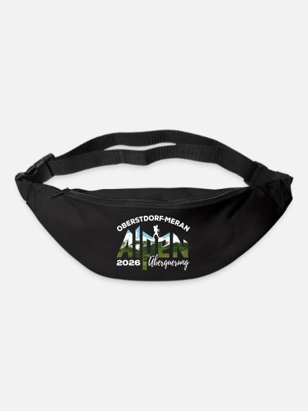 Alpenüberquerung 2026, Oberstdorf Meran, Wandern - Gürteltasche - Schwarz
