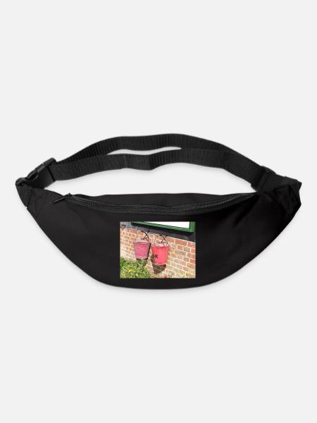 Weathered Pink Garden Buckets - Bum bag - black