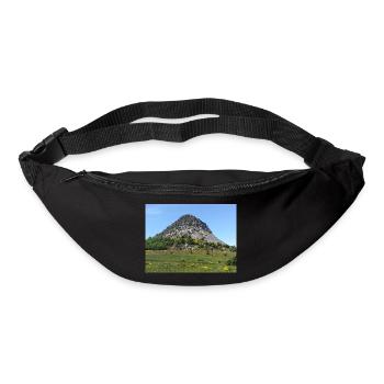 Ardèche Mountain Landscape – France - Sac banane - noir - Devant