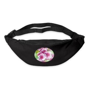 Grace - Vibrant Spring Blossom Ellipse - Bum bag - black - Front