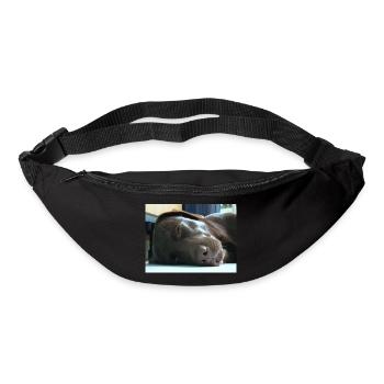 Mein Labrador - Gürteltasche - Schwarz - Vorne