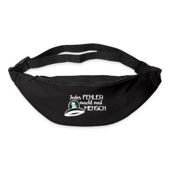 UFO - Jeder FEHLER macht mal MENSCH2 - Gürteltasche - Schwarz - Vorne