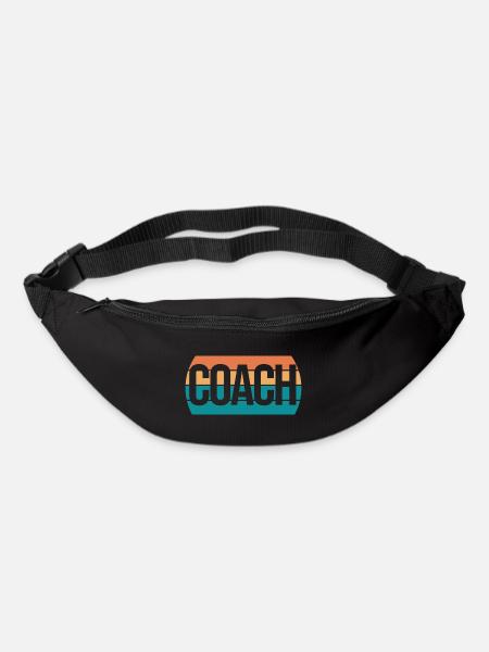 coach cadeau homme femme entraineur - Sac banane - noir