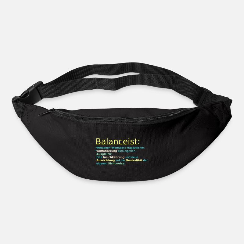 Équilibriste #1Neu 7 - Sac banane - noir