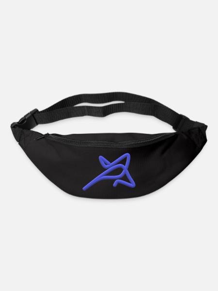 Gekritzel - Gürteltasche - Schwarz