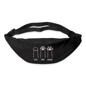 Rock Paper Scissors - Cat Paws - Bum bag - black - Front