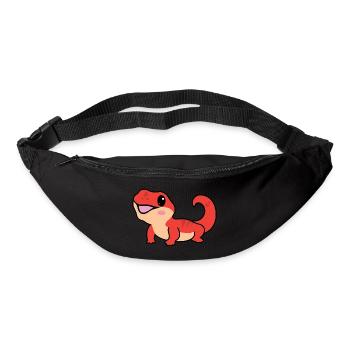 Mirko die Eidechse - Gürteltasche - Schwarz - Vorne
