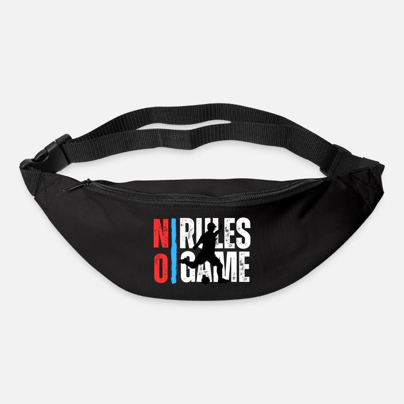 Fußball - Pas de règles / Pas de jeu - Sac banane - noir