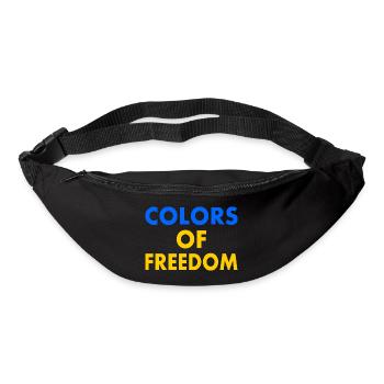 Colors of freedom - Gürteltasche - Schwarz - Vorne