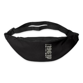 Original December 1961 61st birthday gift - Bum bag - black - Front