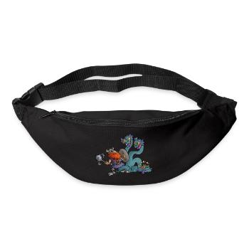 Wikinger haut Hydra auf die Rübe! - Gürteltasche - Schwarz - Vorne