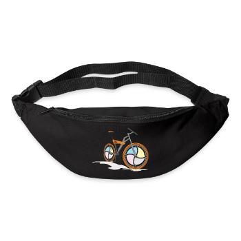 bicycle mountain bike cyclist mountainbike fahrrad - Gürteltasche - Schwarz - Vorne