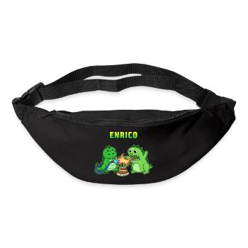 Enrico Geburtstag Geschenk - Gürteltasche - Schwarz - Vorne