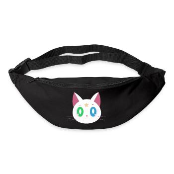 Chat drôle - Sac banane - noir - Devant