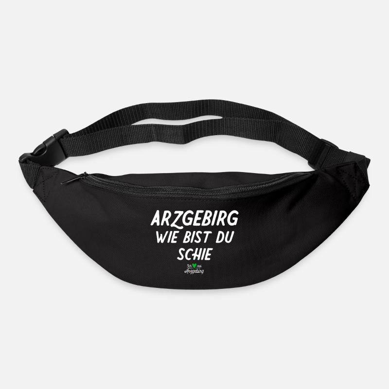 Montagne d’arzque comme tu es - Sac banane - noir