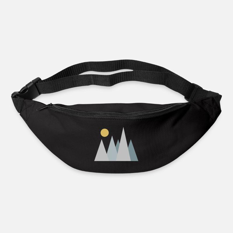 Berge - Gürteltasche - Schwarz