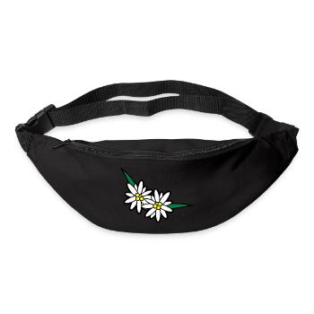 Blumen und Kräuter: Edelweiss - Bum bag - black - Front