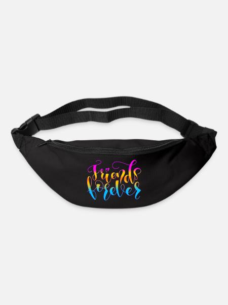 Beste Freunde - Gürteltasche - Schwarz