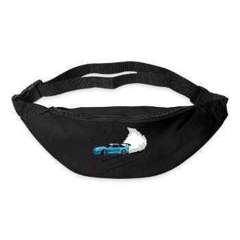 Car drifting - Bum bag - black - Front