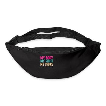 Mon corps, ma décision - Sac banane - noir - Devant