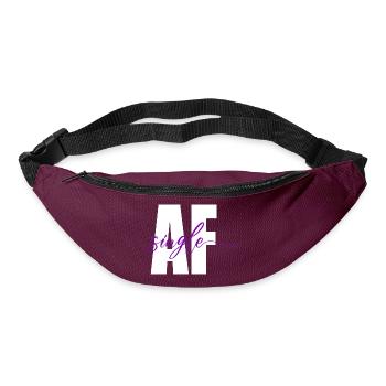 Single How damned - Bum bag - burgundy - Front