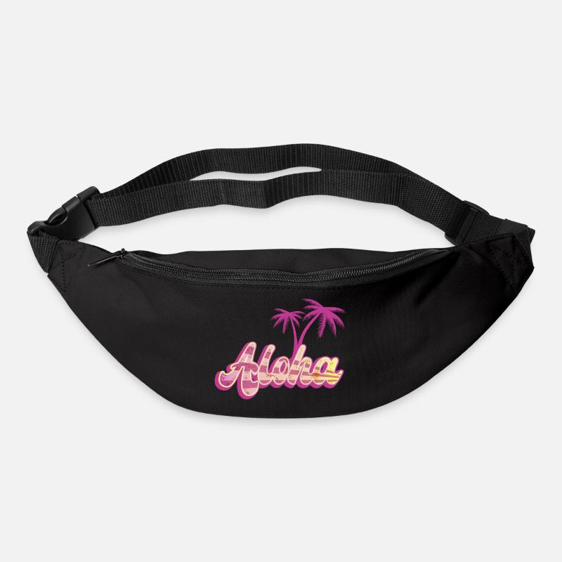 Aloha Palm - Sac banane - noir