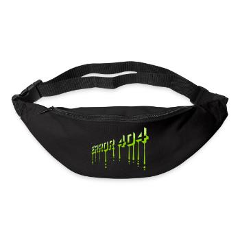 Schleim Tropfen Error 404 - Gürteltasche - Schwarz - Vorne
