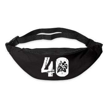 Motorcycle 40 Motorcyclist Moto - Bum bag - black - Front