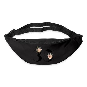 35th Anniversary Flowers (Gift of 35 years) - Bum bag - black - Front