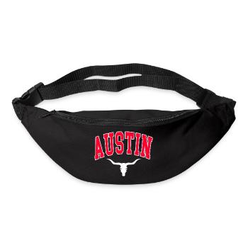 Austin Longhorn - Gürteltasche - Schwarz - Vorne