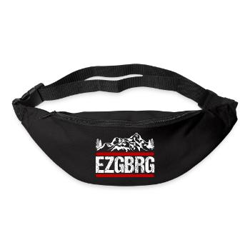 Erzgebirge Schneehübel Wanderung Geschenk - Gürteltasche - Schwarz - Vorne